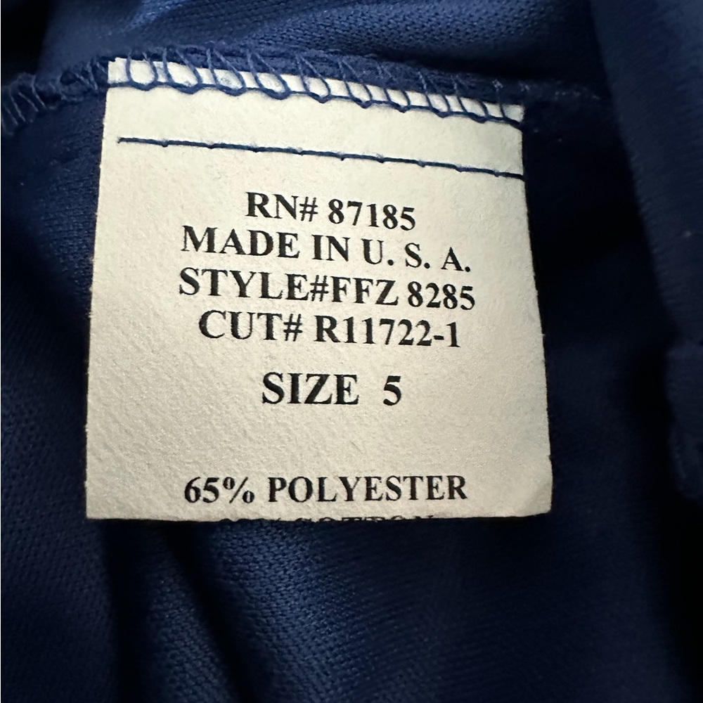 Ruby Rox Blue Strapless Bow-Back Polka Dot Party … - image 6